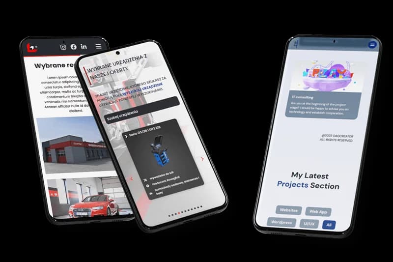 DaQCreator - sklepy, aplikacje i strony internetowe dostosowane w zależności od potrzeb